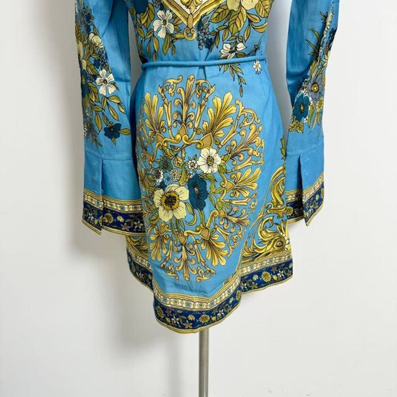 Alemais Cassie Mini Dress in Linen - Picture 12 of 14